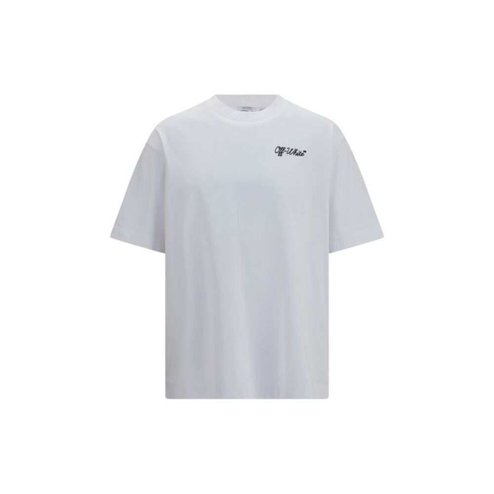 Off-White Men Script Logo Skate T-Shirt